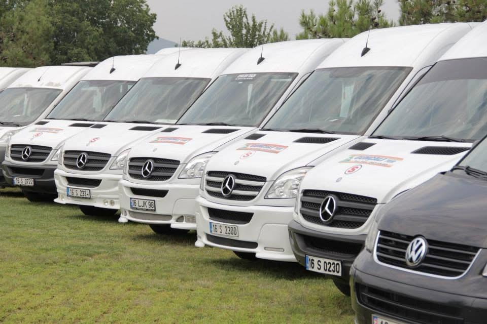 Günçalı Servis Taşımacılığı araç filosu