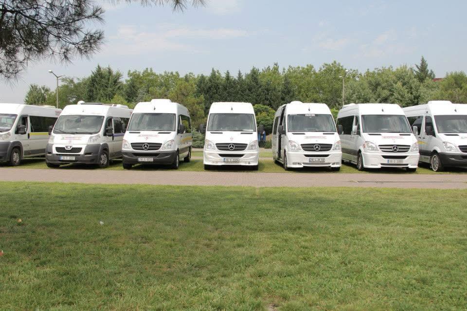 Günçalı Servis Taşımacılığı araç filosu